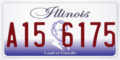 IL license plate A156175