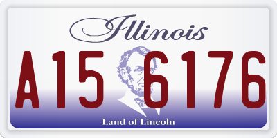 IL license plate A156176