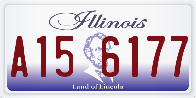 IL license plate A156177