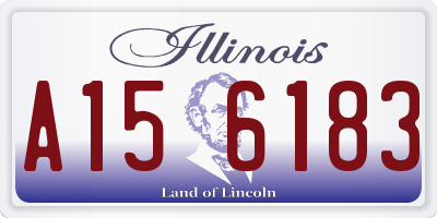 IL license plate A156183