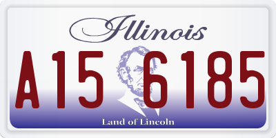 IL license plate A156185