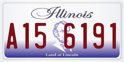 IL license plate A156191