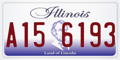 IL license plate A156193