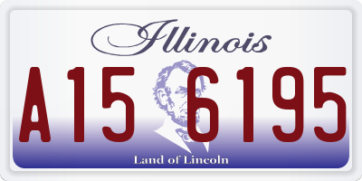 IL license plate A156195