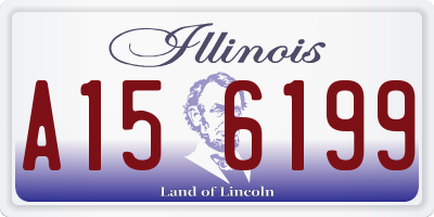 IL license plate A156199
