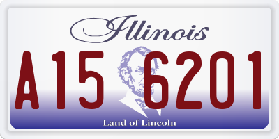 IL license plate A156201