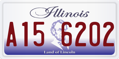 IL license plate A156202