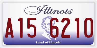 IL license plate A156210