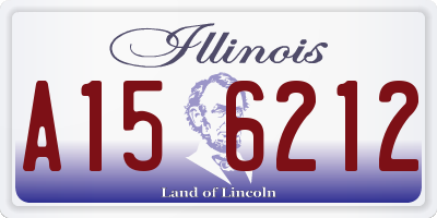 IL license plate A156212