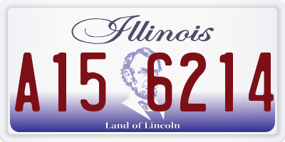 IL license plate A156214