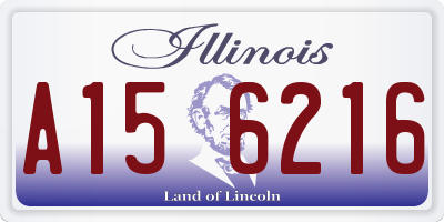 IL license plate A156216