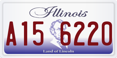 IL license plate A156220