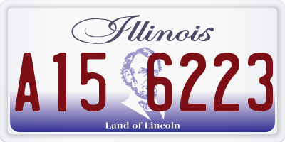 IL license plate A156223