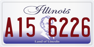 IL license plate A156226