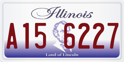 IL license plate A156227