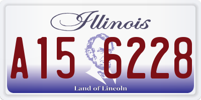 IL license plate A156228