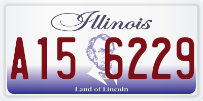 IL license plate A156229