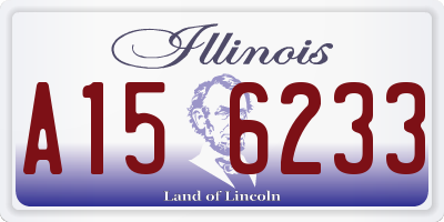 IL license plate A156233