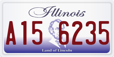 IL license plate A156235