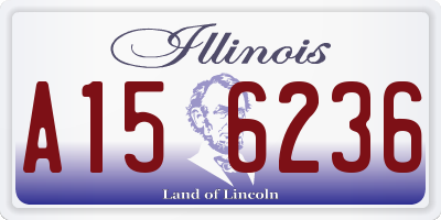 IL license plate A156236