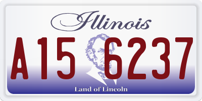 IL license plate A156237
