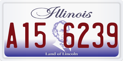 IL license plate A156239