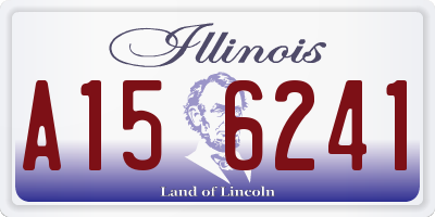 IL license plate A156241