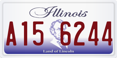 IL license plate A156244