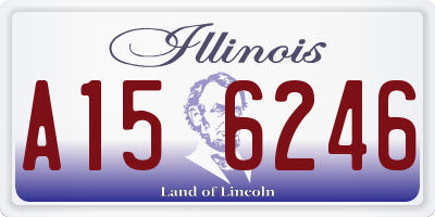 IL license plate A156246