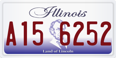 IL license plate A156252
