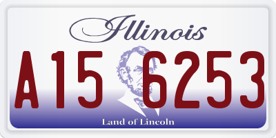 IL license plate A156253