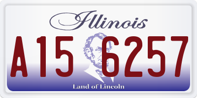IL license plate A156257