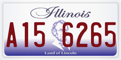 IL license plate A156265
