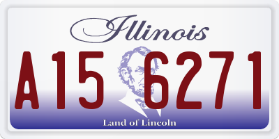 IL license plate A156271