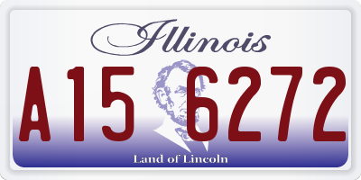 IL license plate A156272