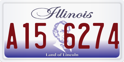 IL license plate A156274