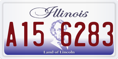 IL license plate A156283