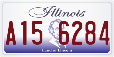 IL license plate A156284