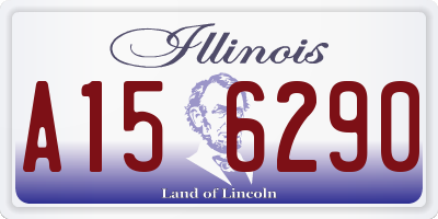 IL license plate A156290