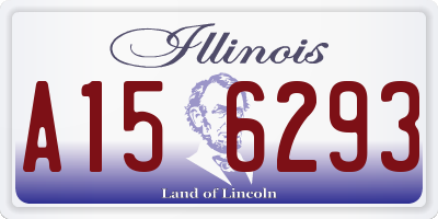 IL license plate A156293