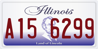 IL license plate A156299