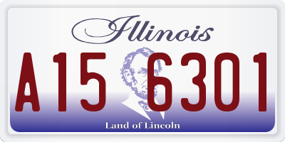 IL license plate A156301