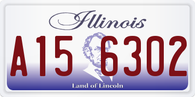 IL license plate A156302