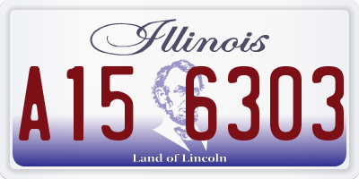 IL license plate A156303