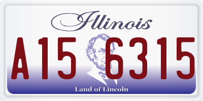 IL license plate A156315
