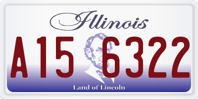 IL license plate A156322