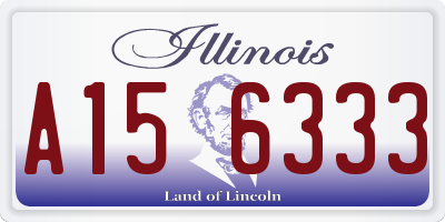IL license plate A156333