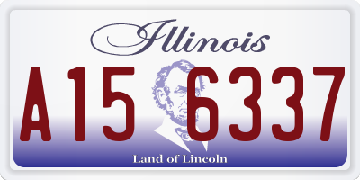 IL license plate A156337