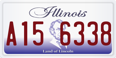 IL license plate A156338