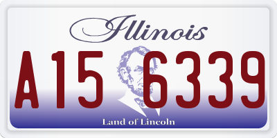 IL license plate A156339